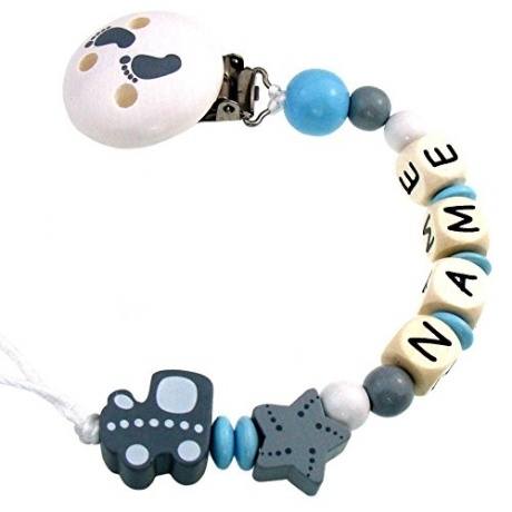 PREMIUM Schnullerkette mit Namen