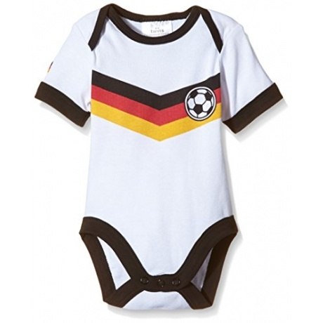 Unisex Baby - Kurzarm-Body "Fußball-Trikot"