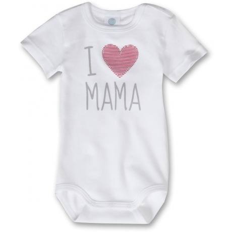 Kurzarmbody „I love Mama“