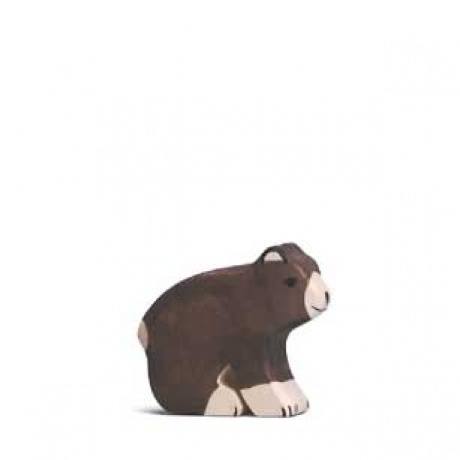 Holztiger Braunbär klein