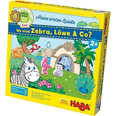 Meine ersten Spiele - Wo sind Zebra  Löwe & Co