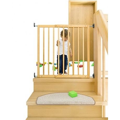 Reer 46211 Tür-und Treppengitter, Simple-Lock, Holz