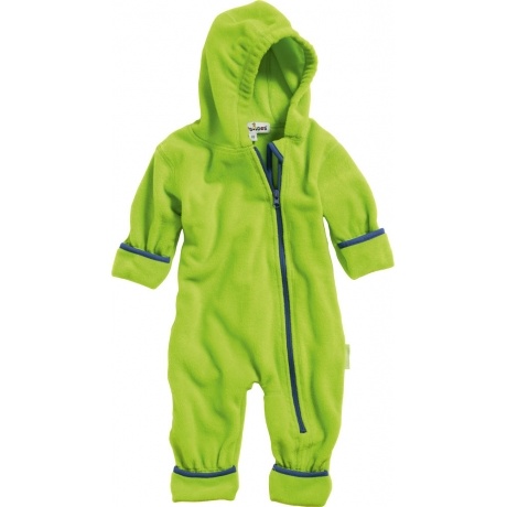 Fleece Overall mit Kapuze