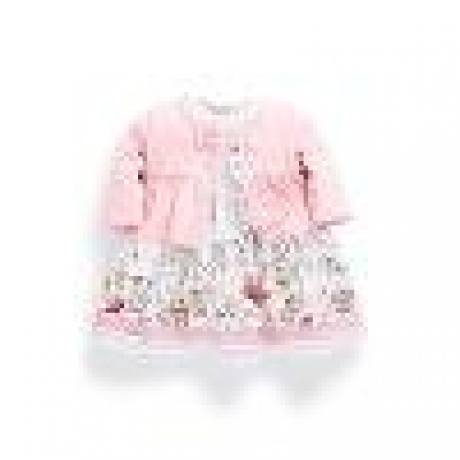 Kleid und Boloro, Rosa