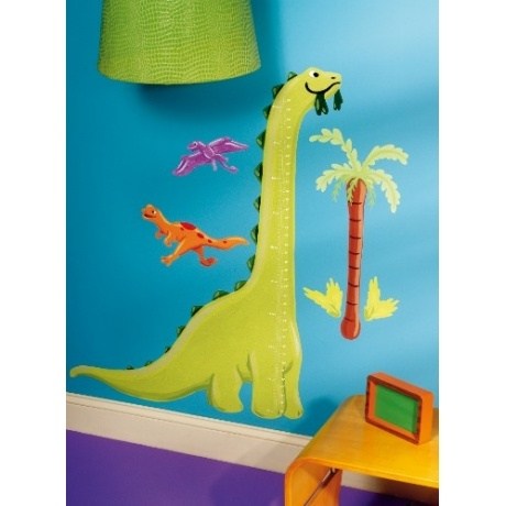 Wandsticker Messlatte Dinosaurier