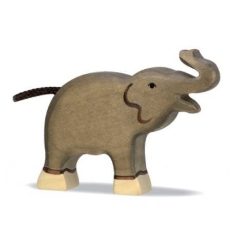 Holztiger Elefant klein