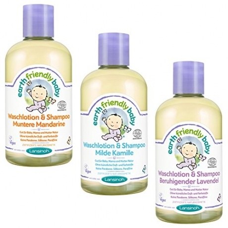 Earth Friendly Baby Waschlotion & Shampoo 3er-Pflegeset