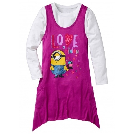 Kleid und Langarmshirt-Set "Minions"