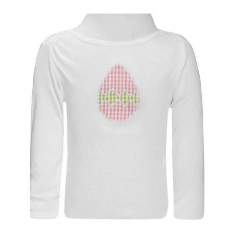 Langarmshirt Osterei-Applikation Langarmshirt Osterei-Applikation