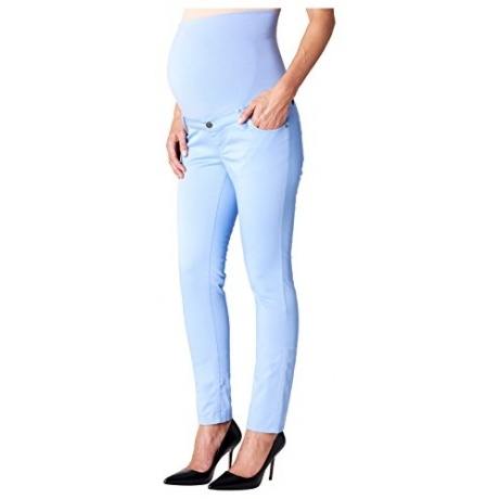 Damen Slim Umstandshose Pants OTB, Gr. 44 (Herstellergröße: 44/32), Rot (Coral 870)