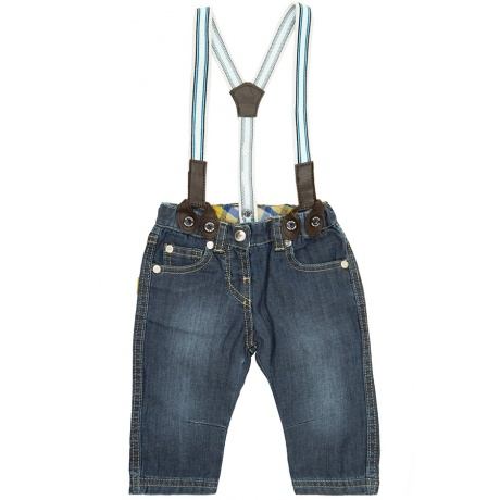 Jeans-Hose mit Hosenträger