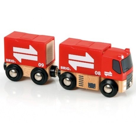 Frachtlaster mit Anhänger