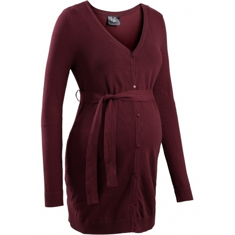 Umstandsstrickjacke mit Bindeband Umstandsstrickjacke mit Bindeband