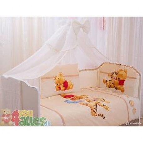 2-7 Tlg Baby Bettwäsche Disney Winnie