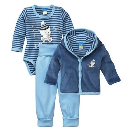 Baby-Wendejacke mit Langarmbody und Hose