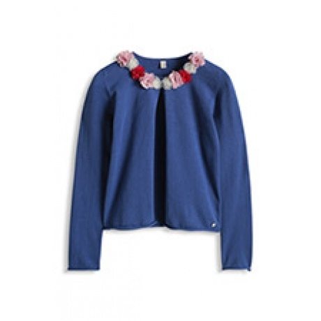 Strickjacke mit Blüten Strickjacke mit Blüten