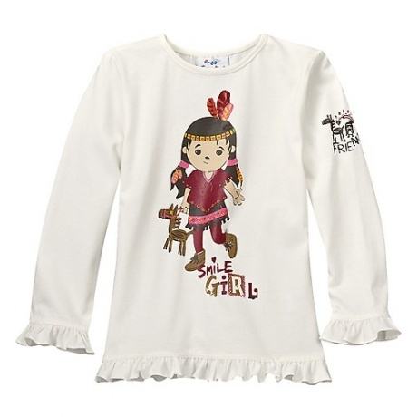 Mädchen-Langarmshirt