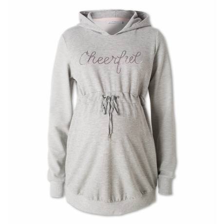 Damen Umstands-Sweatshirt mit Kapuze