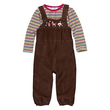 Baby- Latzhose mit Langarmshirt