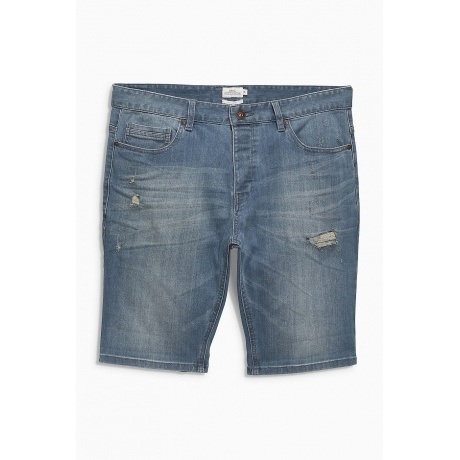 Denim-Shorts in hellblauer Waschung