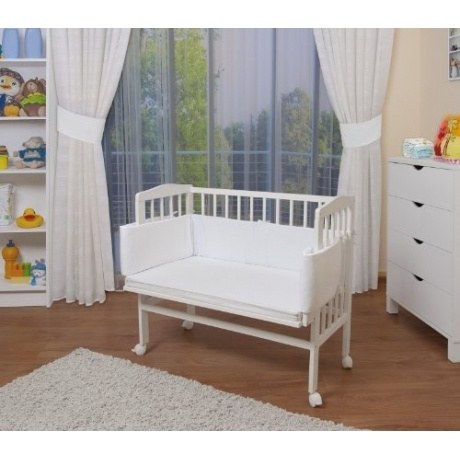 Baby Beistellbett mit Matratze und Nestchen