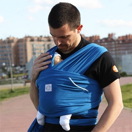 Elastisches Baby-Tragetuch mit Taschen