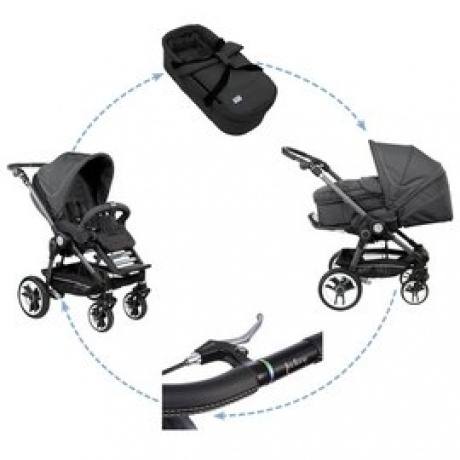 Kombikinderwagen "BEYOU mit Handbremse"