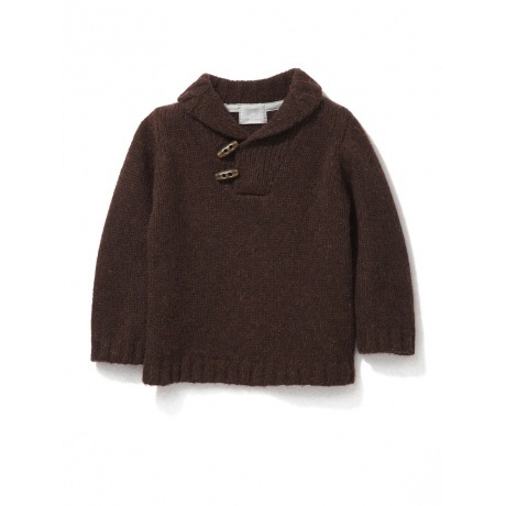 Baby-Pullover mit Schalkragen