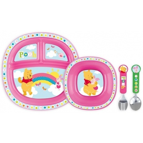 Geschirr-Set "Winnie Pink"