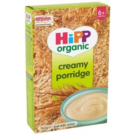 Organic Stage 1" From 6 Months" Creamy Porridge 160 g (Pack of 4)