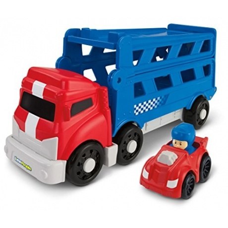 Little People Wheelies Fahrzeuge Rennfahrzeug mit Truck - Fisher Price