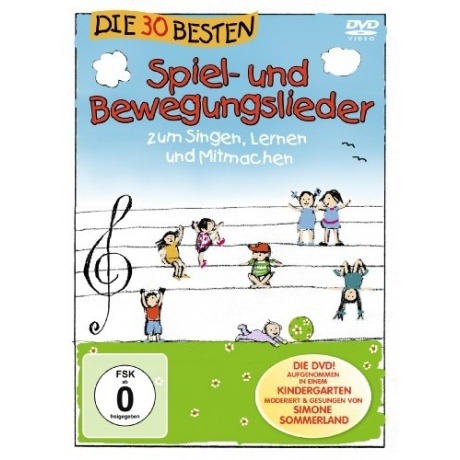 Die 30 besten Spiel- und Bewegungslieder (DVD)