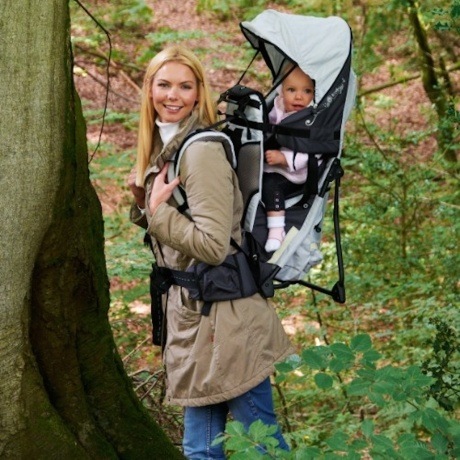 Rückentrage "Adventurepack" silber