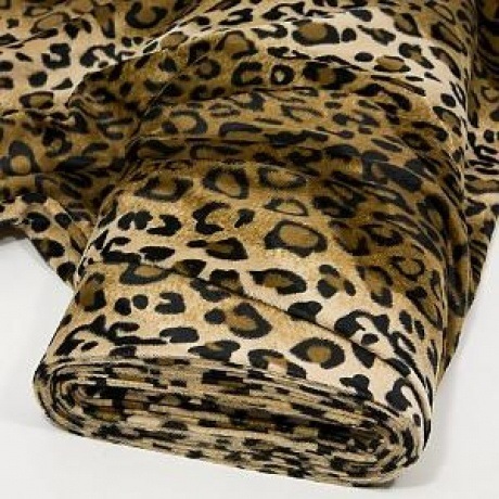 Hochwertiges Fell-Imitat Leopard