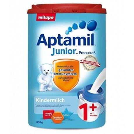 Aptamil Kinder-Milch Junior 1+ ab dem 12. Monat, 12er Pack (12 x 800g)