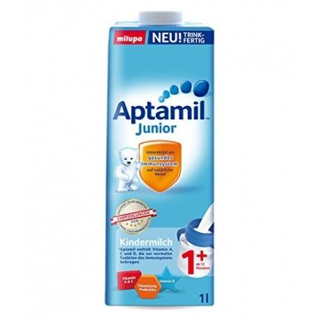 Aptamil Junior Kindermilch 1+ trinkfertig, 6er Pack (6 x 1 Liter)