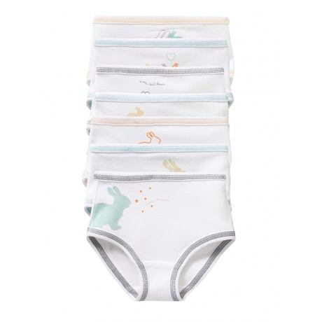 7er-Pack bedruckte Baby-Slips