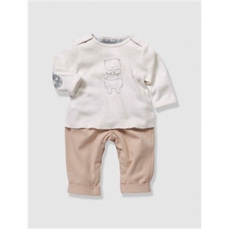 Baby-Set aus Shirtbody und Thermohose Baby-Set aus Shirtbody und Thermohose