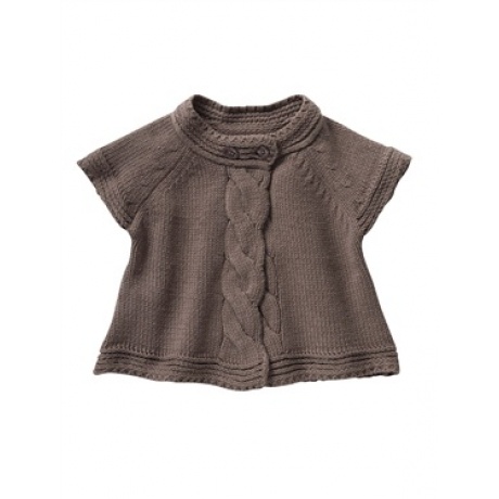 Baby-Cardigan mit Zopfmuster Baby-Cardigan mit Zopfmuster