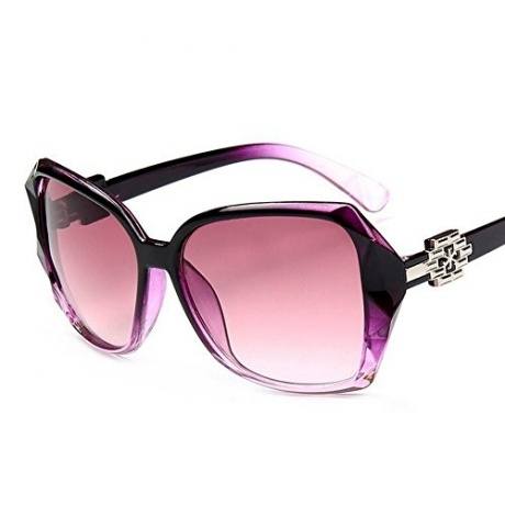 (TM) Neu Modern Vintage Retrostil Aushöhlen Hollow Out Groß Sonnenbrille Für Damen, Weiß