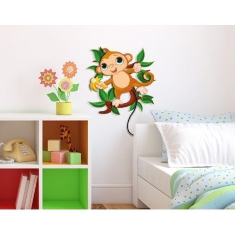 Wandleuchte "Äffchen"