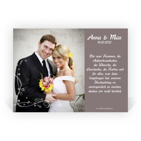 Dankeskarte Hochzeit