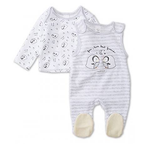 Baby Strampler-Set in weiss