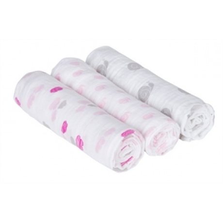 Mulltücher "Schnecken und Wolken"