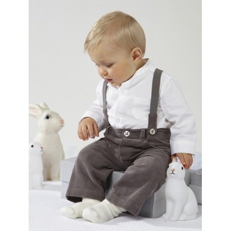 Festliches Baby-Set: Hemd und Cordhose