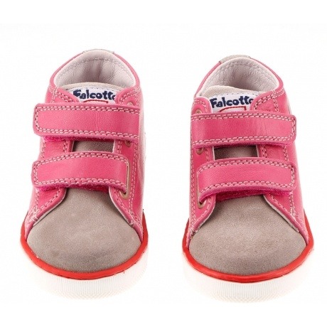 Halbschuhe bunt mit Klettverschluss