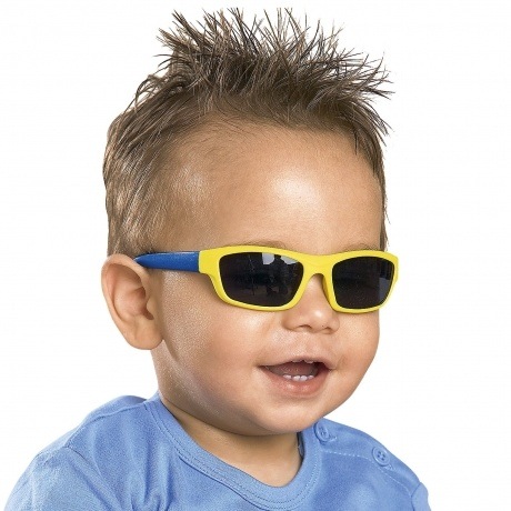 Kinder-Sonnenbrille "gelb/marin"