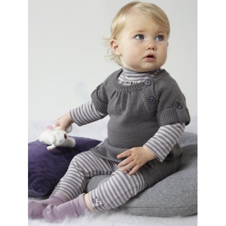 Set aus Kleid, Shirt und Leggings für Mädchen