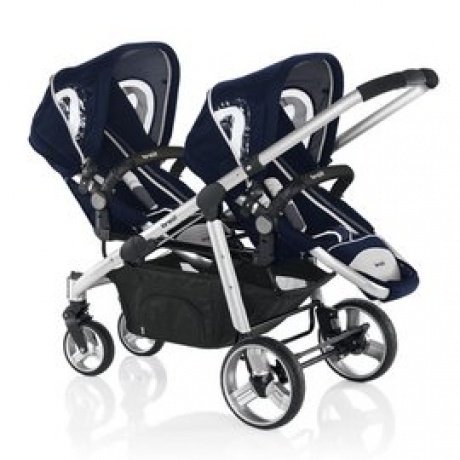 Geschwisterkombikinderwagen "Ovo Twin + Sportwagenaufsatz"