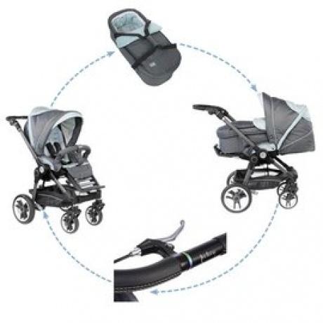 Kombikinderwagen "BEYOU mit Handbremse"